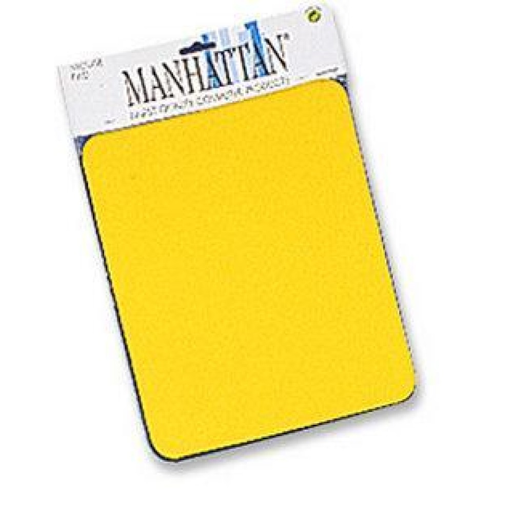 Tappetini per Mouse, 6 mm Manhattan Tappetino giallo, 6 mm Confezione Manhattan - MANHATTAN - ICA-MP 11-YELL-1